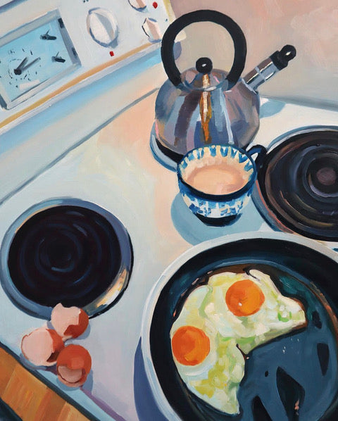 Daniella WIlliams paints voyerism, intimacy, and insecurity