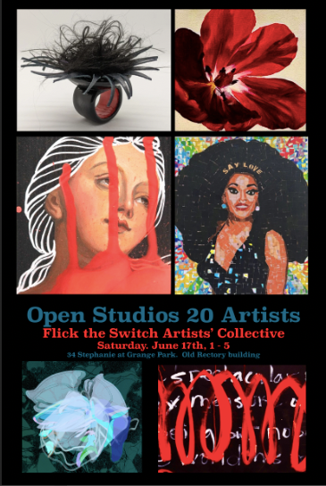 Open Studio in the old Rectory Building Sat June 17th, 1 -5