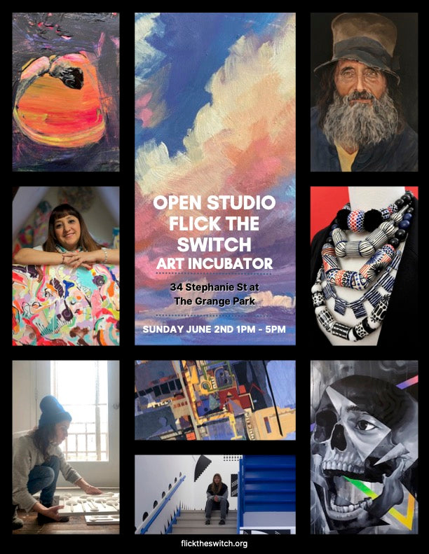 Toronto: Art Incubator Opens Studios to public for one day only. Experience the “AHA” moment of connecting with art.