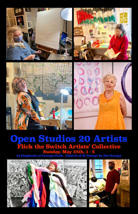 Save the date: Flick the Switch Open Studio Fun - Sunday May 25th 1 - 5