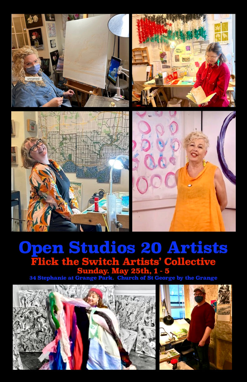 Save the date: Flick the Switch Open Studio Fun - Sunday May 25th 1 - 5
