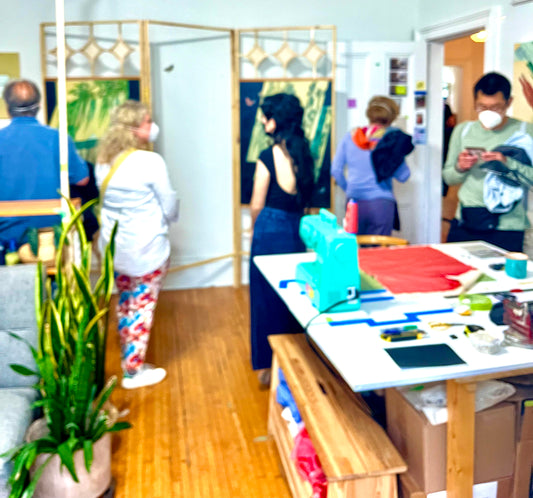 Over 200 art lovers attended the Flick the Switch Art Incubator Open Studio
