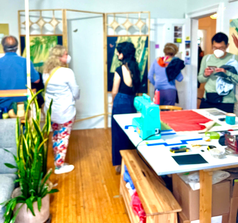 Over 200 art lovers attended the Flick the Switch Art Incubator Open Studio