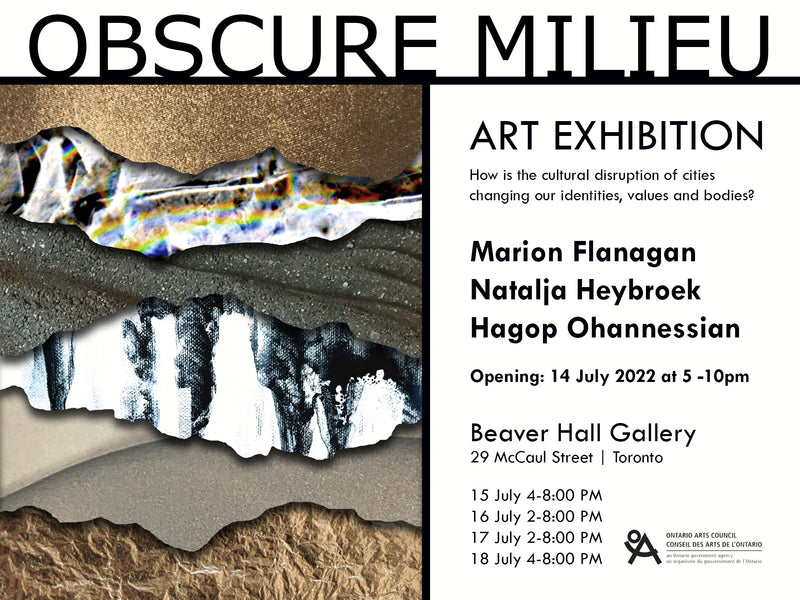 Marion Flanagan, Hagop Ohannessian and Natalja Heybroek exhibit coming up