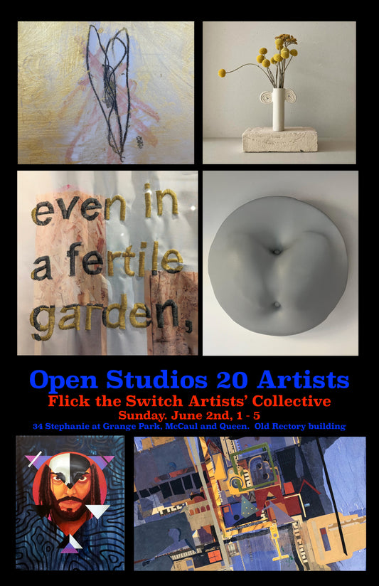 Come TODAY to the Open Studio of the Flick the Switch Art Incubator