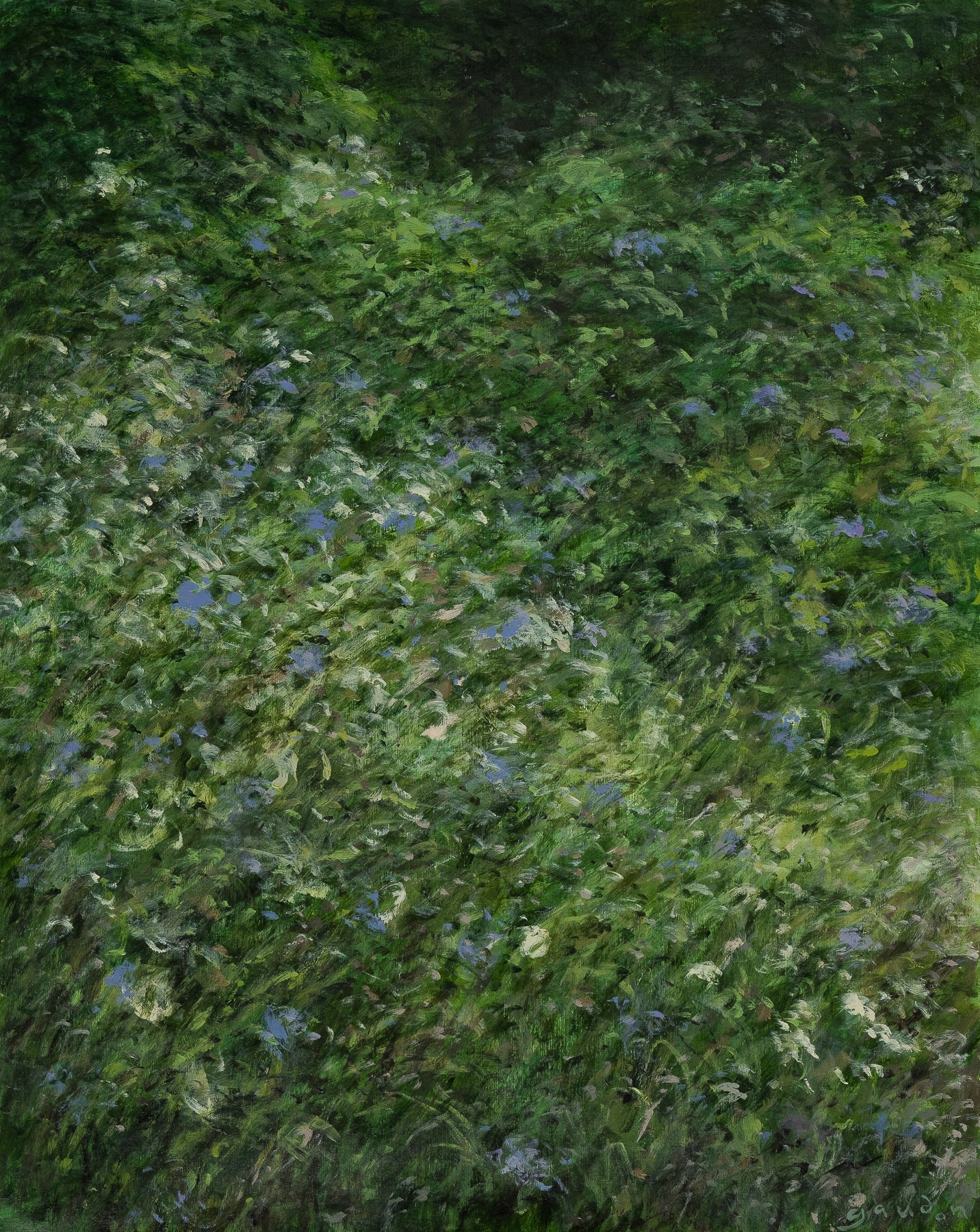Wildflowers, shining wave by Curt Gaudon