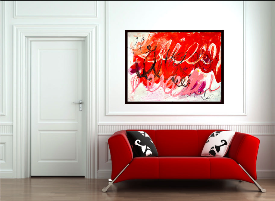Filligree on Red by Susan N Stewart