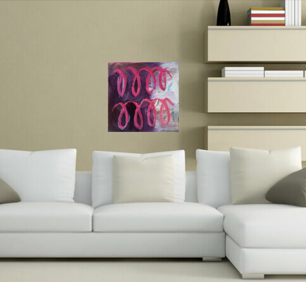 Rewiring Neural Networks 2 (Pur) By Susan N Stewart 18" x 18"