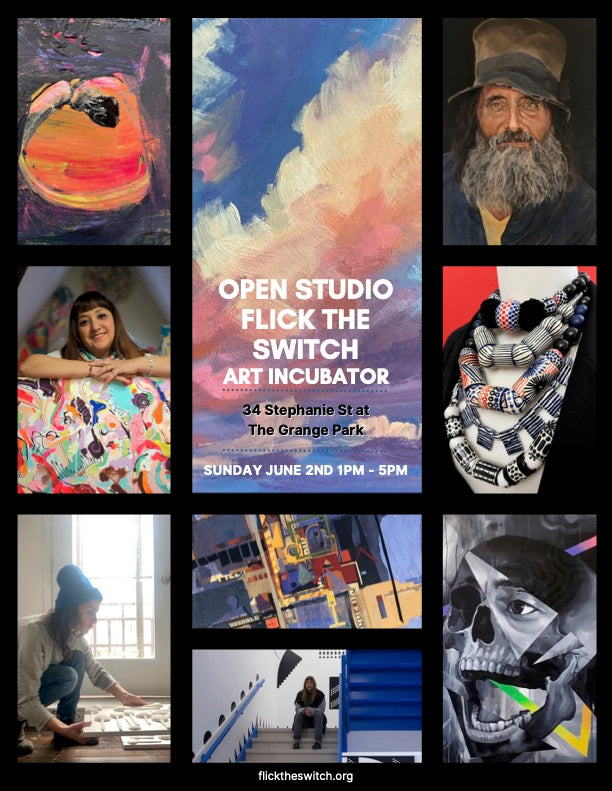 Toronto:  Art Incubator Opens Studios to public for one day only. Experience the “AHA” moment of connecting with art.