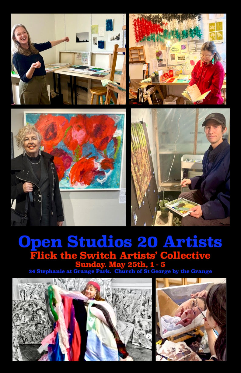 TODAY OPEN STUDIO. SUNDAY MAY 25
