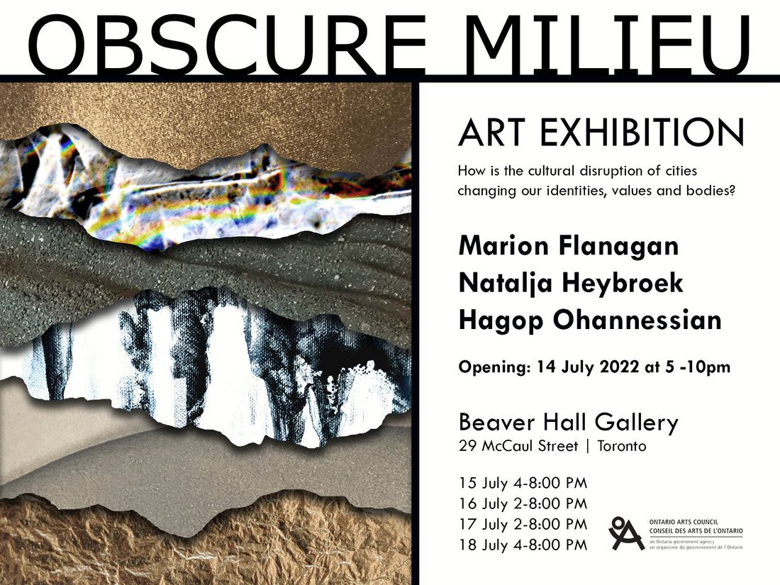 Marion Flanagan,  Hagop Ohannessian and Natalja Heybroek exhibit coming up