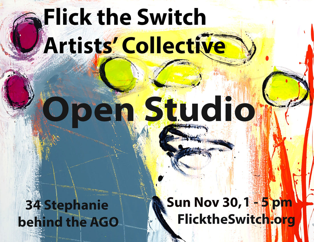 SAVE THE DATE: Sun Nov 30th OPEN STUDIO at Flick the Switch Grange location