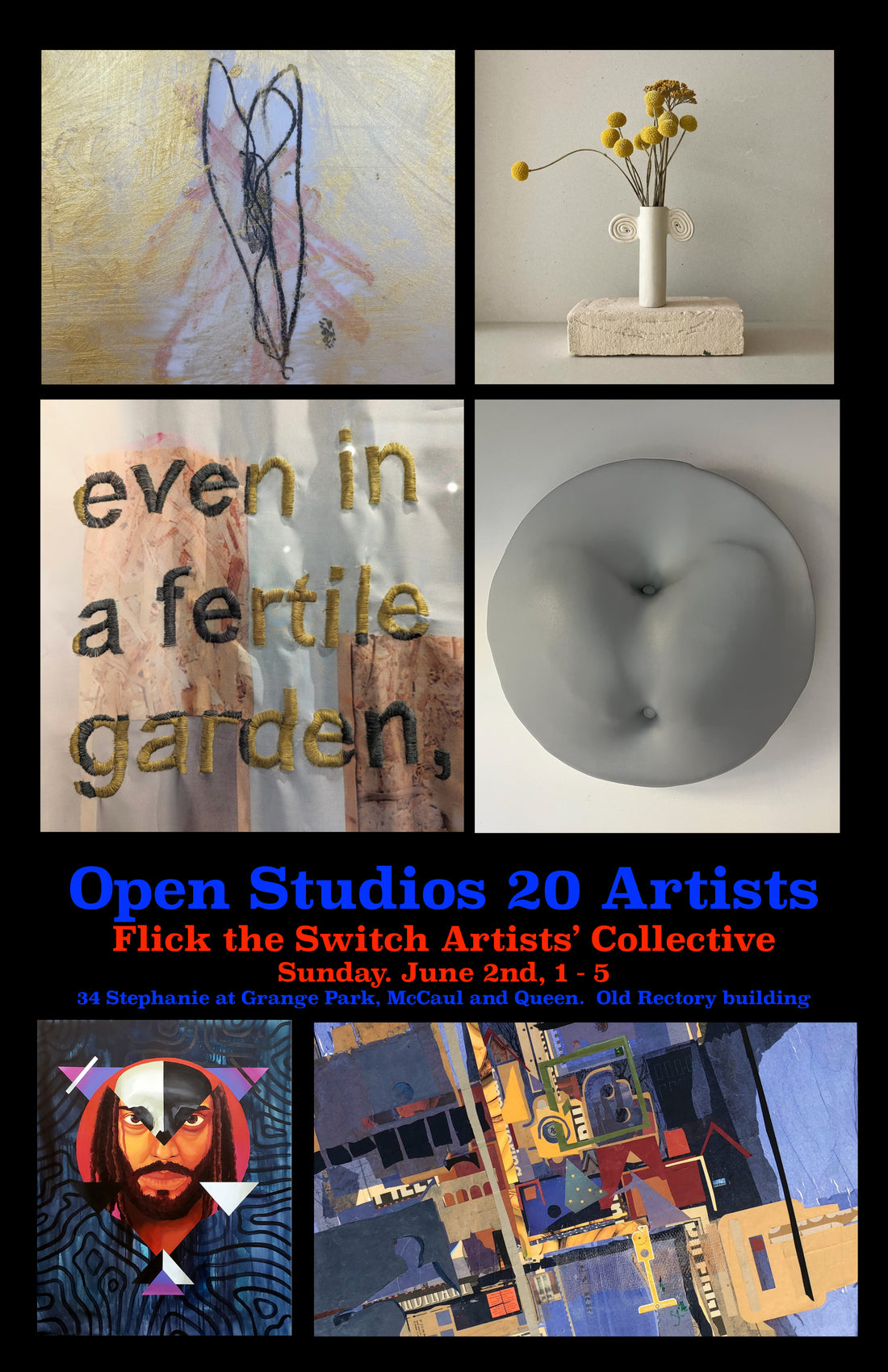 Come TODAY to the Open Studio of the Flick the Switch Art Incubator