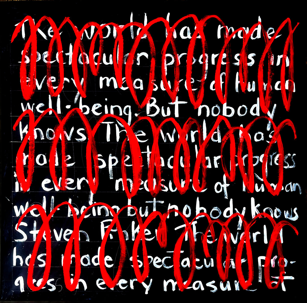 Chalk-board. Nobody Knows