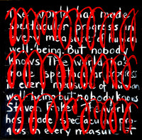 Chalk-board. Nobody Knows