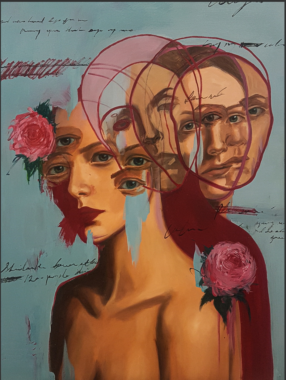 Untitled (Multiple faces) by Angela Kim