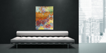 Load image into Gallery viewer, Early Cosmos  46&quot; x 60 &quot;
