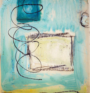 Small Blue Whirl By Susan N Stewart